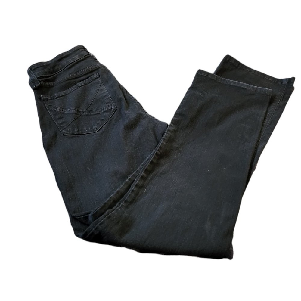NYDJ Not Your Daughter's Jeans - Straight Black Jeans - 5 Pocket - Size 4